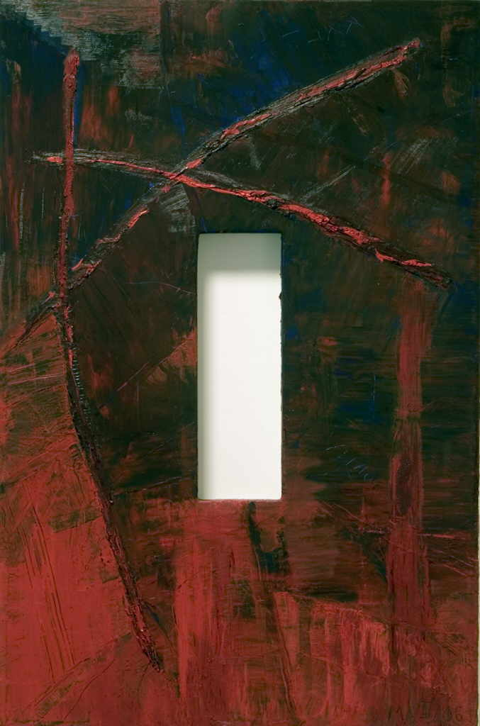 Avanzini Marion 
"Aus der Mitte", 2006
Öl, Acryl / Leinwand
120 x 80 cm
