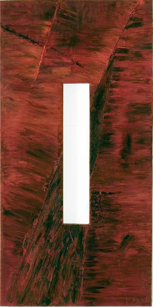 Avanzini Marion 
"Aus der Mitte", 2006
oil, acrylic / canvas
160 x 80 cm