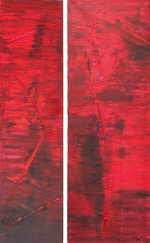 AVANZINI Marion 
"Ohne Sie", 2005 
oleo, acrÃ­lico / tela 
 120 x 70 cm  
 
chascar por favor la imagen para agrandar
