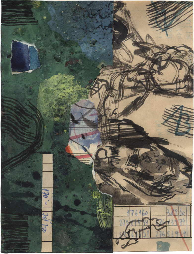 Brausewetter Martin 
Ohne Titel, 1995
Mischtechnik / Papier
21 x 16 cm