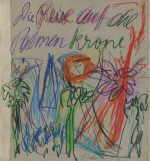 DAMISCH Gunter 
"Die Reise auf die Palmenkrone", 1982 
portfolio with etchings<br />edition: 10 pieces 
PlattengrÃ¶ÃŸe 20 x 17 cm PapiergrÃ¶ÃŸe 45 x 38,5 cm 
 
please click the image to enlarge