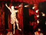 DICROLA Gerardo 
"Cantando la Marsigliesa", 1990 
tÃ©cnica mixta / tela 
 195 x 228 cm (2 teilig) 
 
chascar por favor la imagen para agrandar