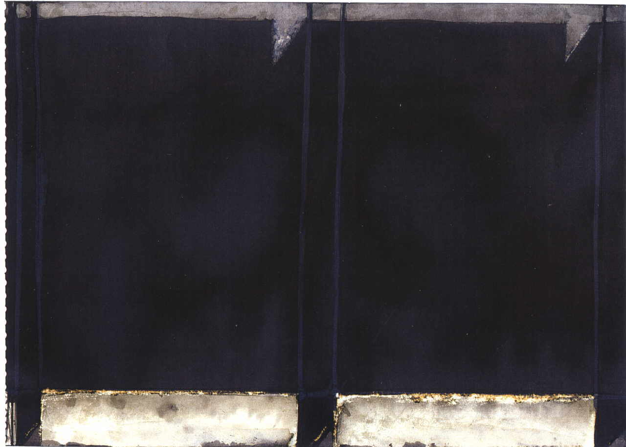 Felber Robert 
Ohne Titel, 1999
schwarze Tinte / Papier
17 x 24 cm