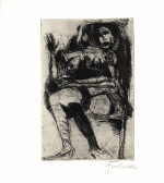 FROHNER Adolf 
"Sitzende TÃ¤nzerin", 1969 
etching and aquatint on copper / paper Rives (signed) 
PlattengrÃ¶ÃŸe 18 x 11 cm BlattgrÃ¶ÃŸe 23,9 x 21,7 cm 
 
please click the image to enlarge