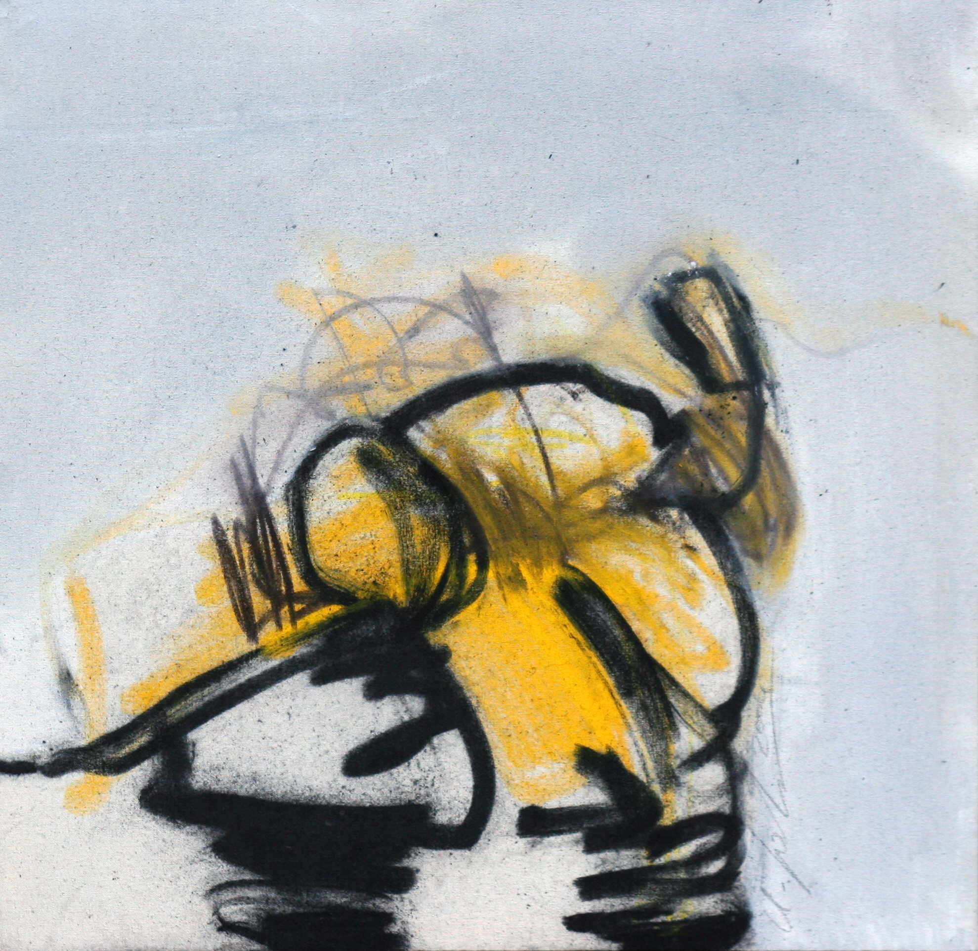 Hohenberger Udo 
"Bum - Bum", 2004
Grafit, Kohle, Acryl / Leinwand
55 x 55 cm