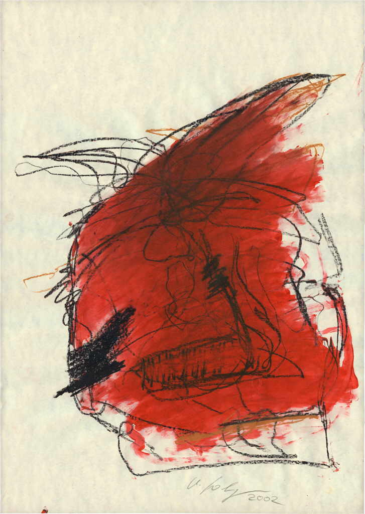 Hohenberger Udo 
"Tanz", 2002
Mischtechnik / Papier
70 x 50 cm