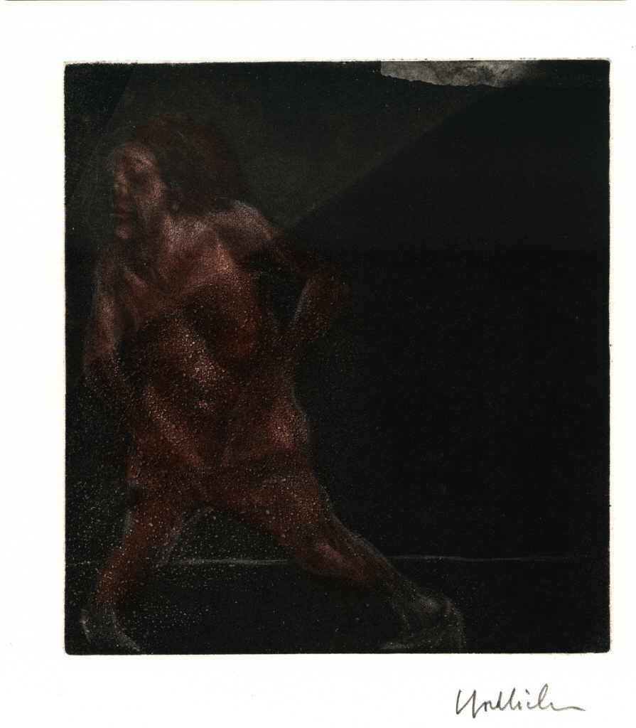 Hrdlicka Alfred 
"Helen", 1969
Schabtechnik auf Aquatintagrund auf Kupfer in 2 Farben / Kupferdruck papel hecho a mano
PlattengrÃ¶ÃŸe 19 x 17 cm BlattgrÃ¶ÃŸe 23,9 x 21,7 cm