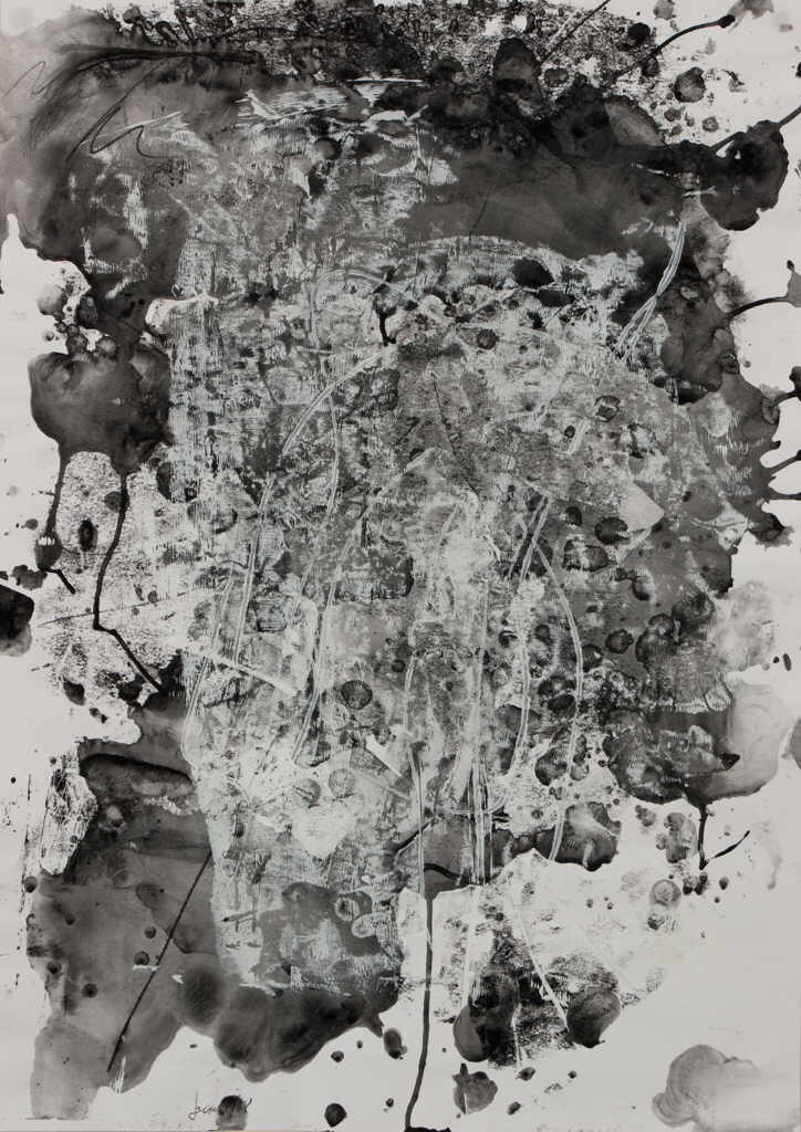 Janele Lui 
aus "Sein Weg", 2008
tÃ©cnica mixta / papel
84 x 59 cm