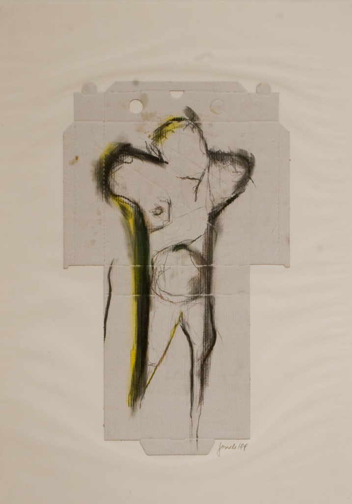 Janele Lui 
aus "Sein Weg", 2006
mixed media / paper
50 x 31 cm