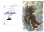KABAS Robert 
aus "Konzert der 510 GlÃ¼ckwunschkarten", 1996 
mixed media / handmade paper 
2 * 21 x 14 cm  
 
please click the image to enlarge