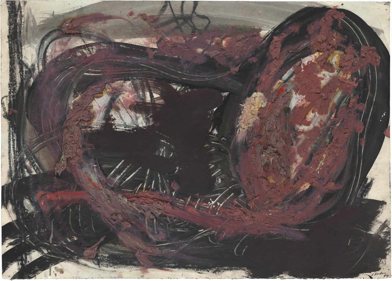 Kaden Siegfried 
Ohne Titel, 1984
Mischtechnik / Papier
50 x 70 cm