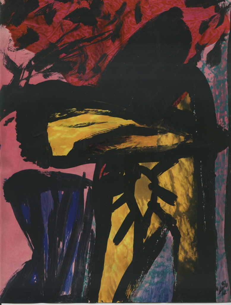 Karsten Lilo 
untitled, 1990
mixed media / paper
29 x 22 cm