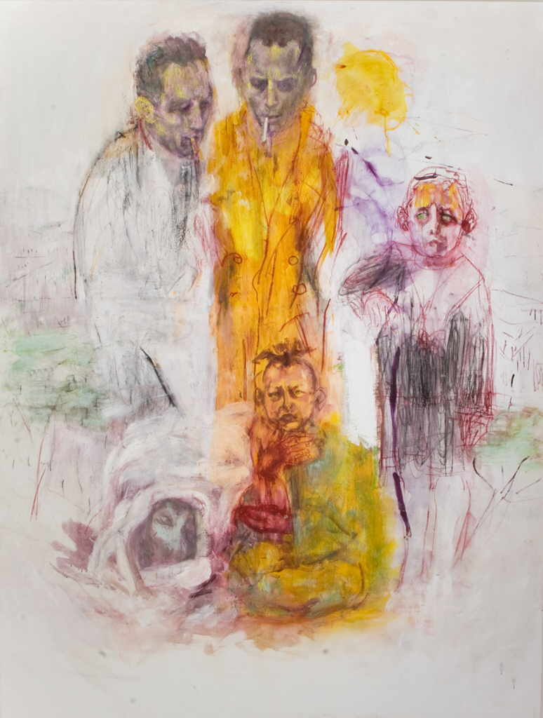 Kerschbaumer Martha C. 
"Revolution", 2007
mixed media / canvas
250 x 190 cm