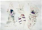 KERSCHBAUMER Martha C. 
aus dem Zyklus "Torso", 2004 
Feder india ink, gouache / paper 
 50 x 70 cm  
 
please click the image to enlarge