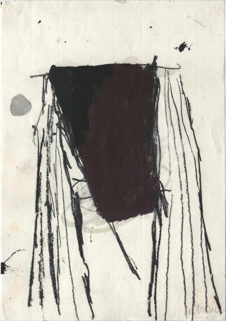 Loray Cat 
untitled, 1990
mixed media / paper
32 x 22 cm