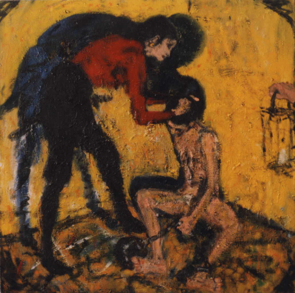 Melichar Ferdinand 
"Die Ehe", 2001
oil / canvas
150 x 150 cm
