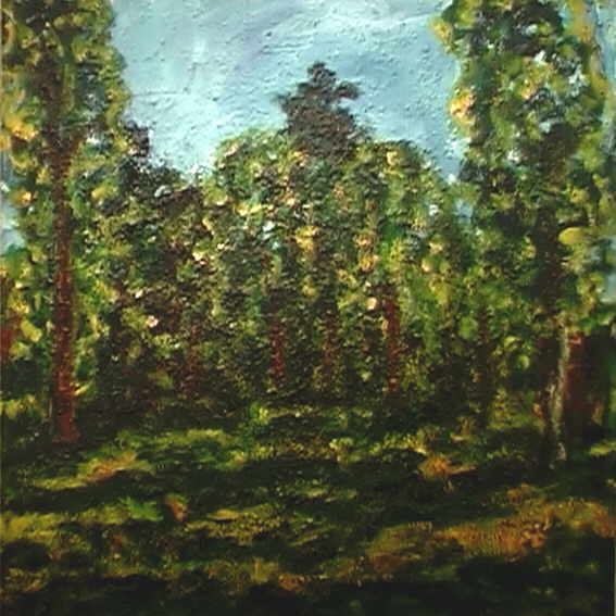 Melichar Ferdinand 
"Großer Wald", 1995
oil / canvas
142 x 142 cm