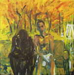 MELICHAR Ferdinand 
"Die andere Seite", 2003 
oleo / tela 
 151 x 150 cm  
 
chascar por favor la imagen para agrandar