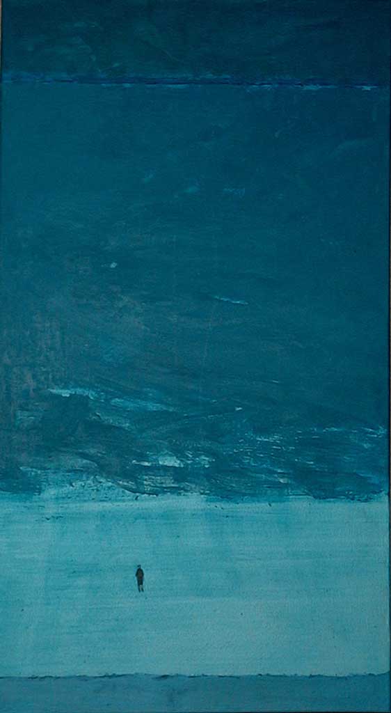 Mendrek Pawel 
"Life of the Horizon 7 Uhr 35", 2002
acrílico / tela
100 x 55 cm