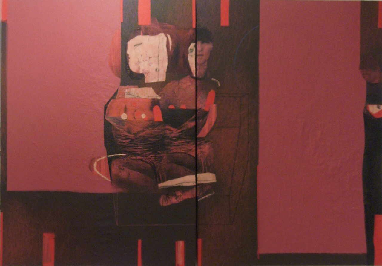Mendrek Pawel 
"love story", 2007
mixed media / canvas
140 x 195 cm (2 teilig)