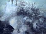 MENDREK Pawel 
"Bird", 2005 
oil / canvas 
 140 x 190 cm (2 teilig) 
 
please click the image to enlarge