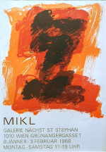 MIKL Josef 
"Plakat Galerie St. Stephan", 1968 
Foliendruck 7/20 
 82 x 85 cm  
 
please click the image to enlarge