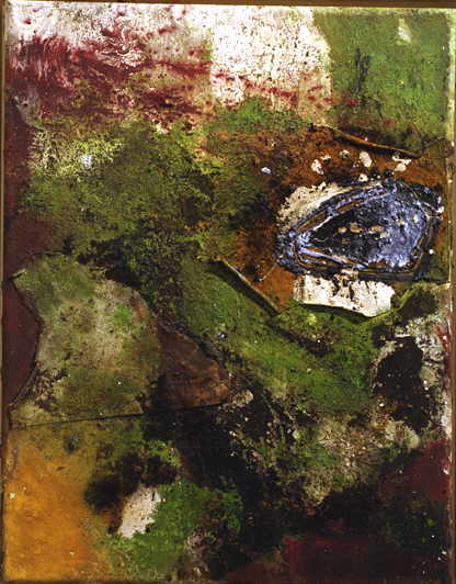 Netusil Alexander 
Serie "Mostviertel", 1998
tÃ©cnica mixta / tela
68 x 53 cm