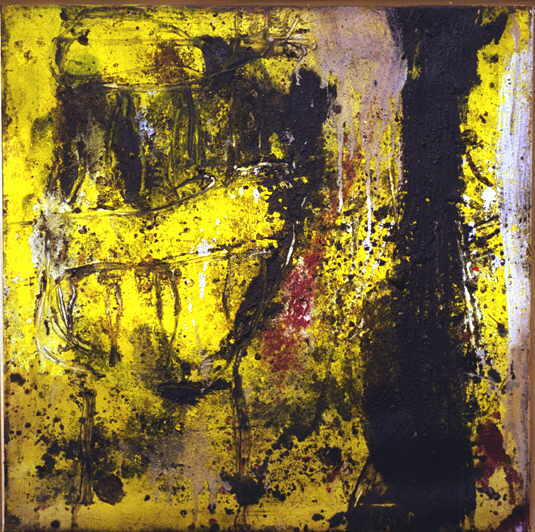 Netusil Alexander 
"Pinzgau", 1998
mixed media / canvas
65 x 65 cm