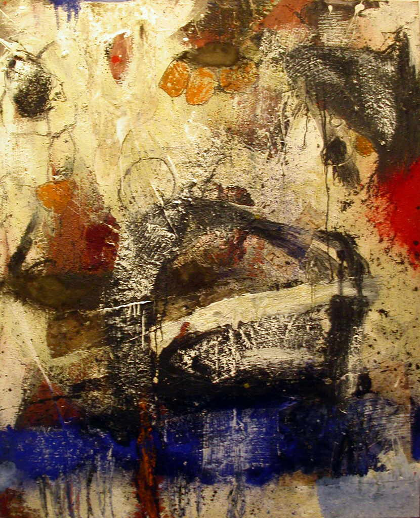 Netusil Alexander 
untitled, 2003
mixed media, collage / canvas
180 x 160 cm