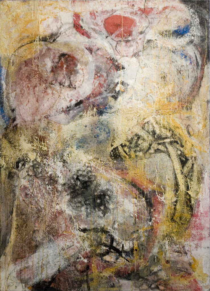 Netusil Alexander 
"Inside me", 2005
mixed media, collage / canvas
214 x 153 cm