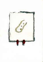 PAEZ Oscar 
aus "Konzert der 510 GlÃ¼ckwunschkarten", 1996 
tÃ©cnica mixta, collage / papel hecho a mano 
 21 x 14 cm  
 
chascar por favor la imagen para agrandar
