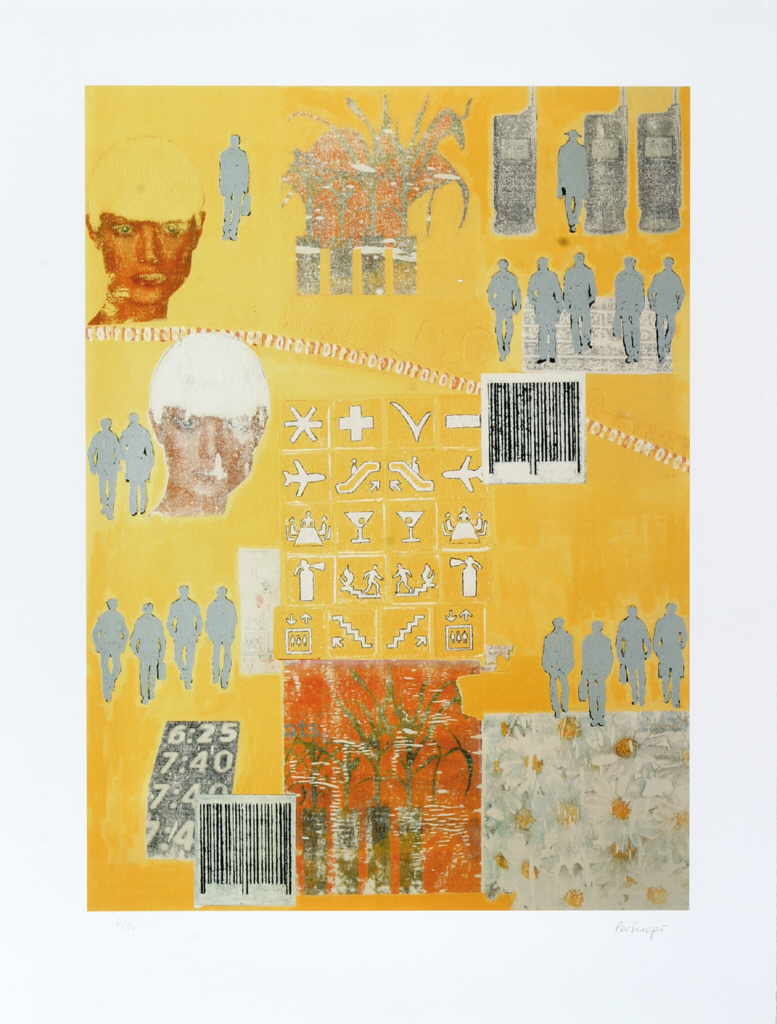 PerSinger  
"Piktogramm", 1999
Siebdruck
Plattengröße 75 x 55 cm Papiergröße 94 x 71 cm