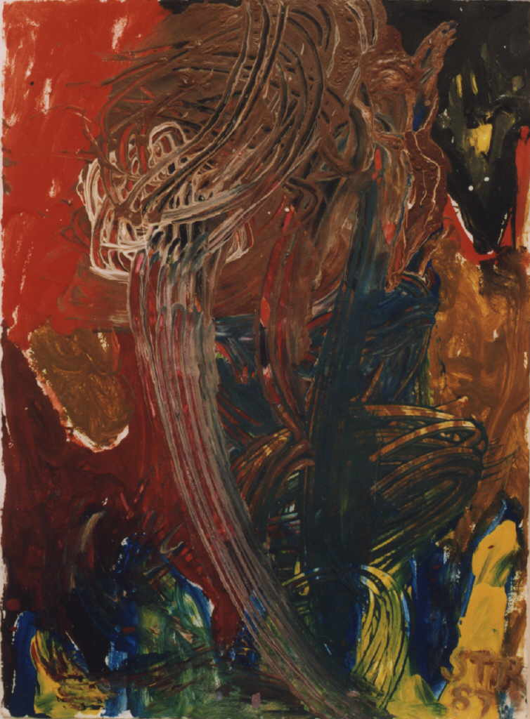 Reinhold Thomas 
untitled, 1985
oil / paper
65 x 47 cm