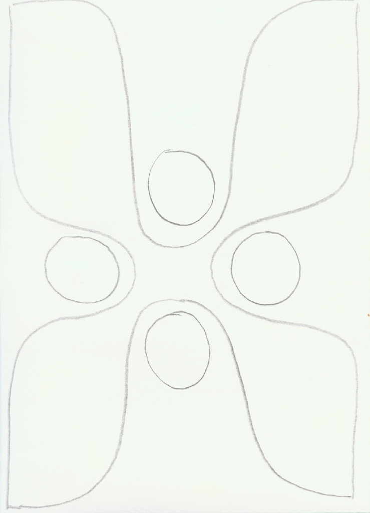 Schmalix Hubert 
aus "Konzert der 510 Glückwunschkarten", 1996
mixed media / handmade paper
21 x 14 cm