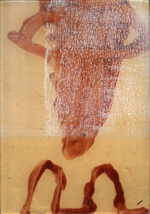 SENNHAUSER Helmut 
aus "Konzert der 510 GlÃ¼ckwunschkarten", 1996 
mixed media, Acrylplatte / handmade paper 
 21 x 14 cm  
 
please click the image to enlarge