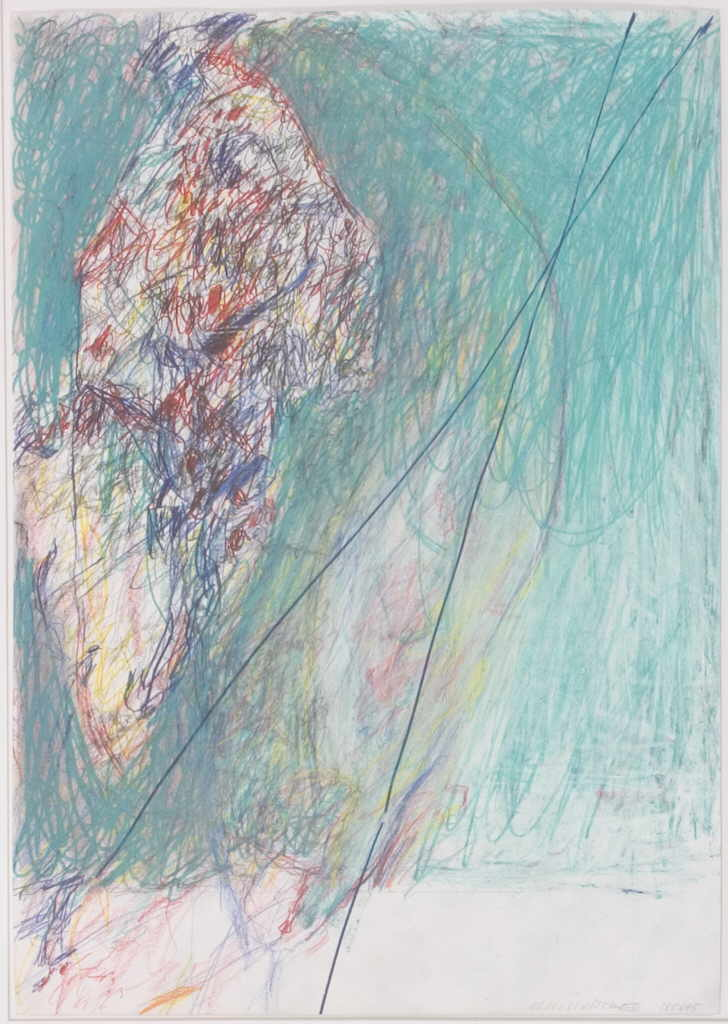 Steinkellner Friedrich 
Ohne Titel, 98
Farbstifte, Tempera / Papier
88 x 63 cm