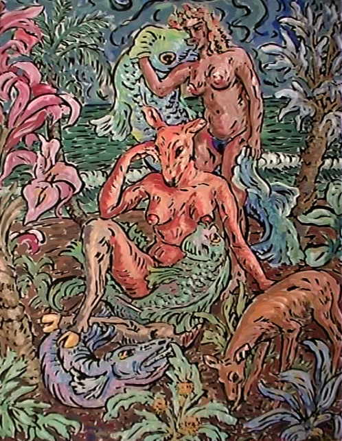 Tezak Edgar Neogy 
untitled, 1982
gouache, india ink / paper
64 x 50 cm