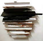 WEER Walter 
untitled, 99 
cardboard, paper painted 
 72 x 70 x 9 cm  
 
please click the image to enlarge