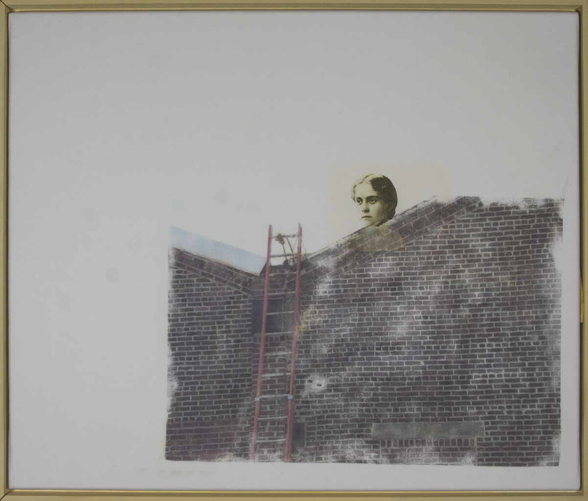 Zauner Christa 
"Escalator", 2004
Frottage / Canvas
50 x 60 cm